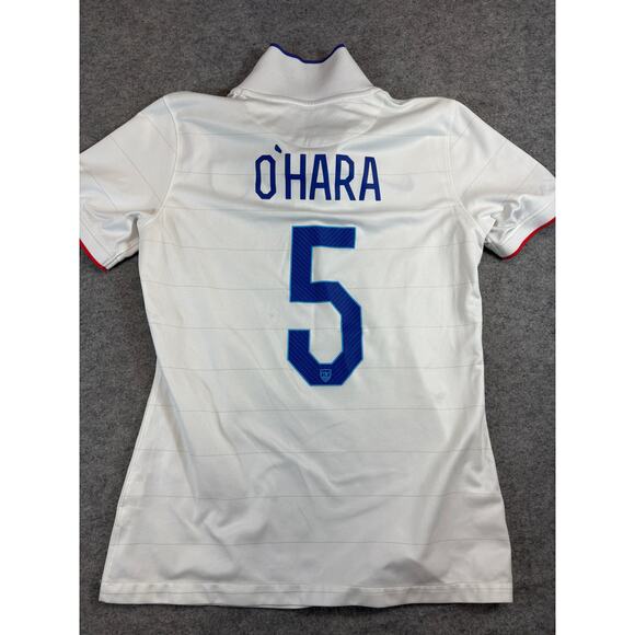 Nike USWNT Kelley O’Hara #5 Soccer Jersey Womens Medium White Dri-Fit USA Team - Picture 2 of 8